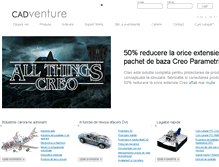 Tablet Screenshot of cadventure.ro
