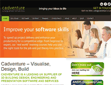 Tablet Screenshot of cadventure.co.uk